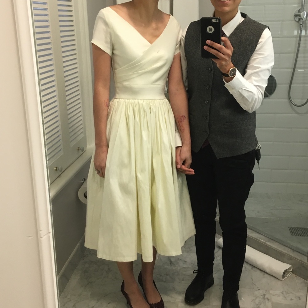 White dress